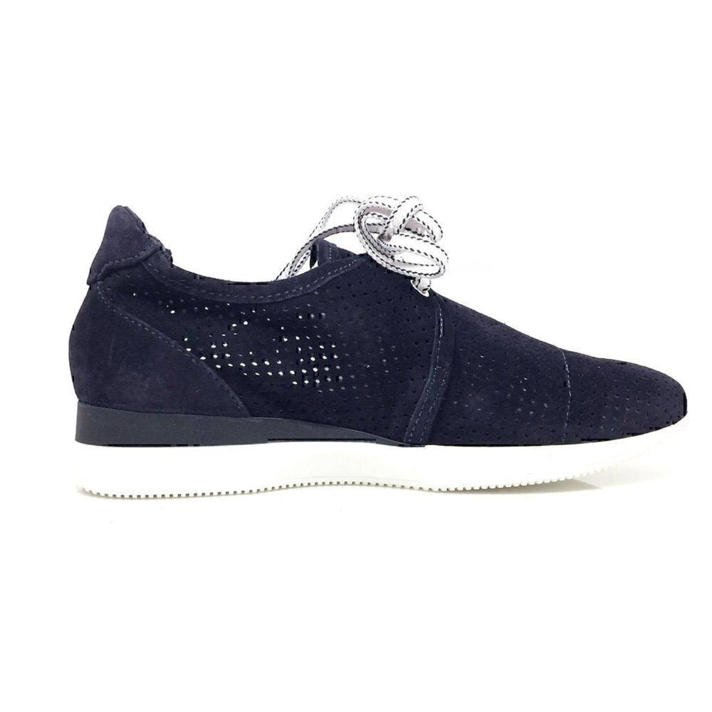 NEW MAXMARA MM41 Navy  Blue Suede Sneakers size US 6 - Picture 9 of 11